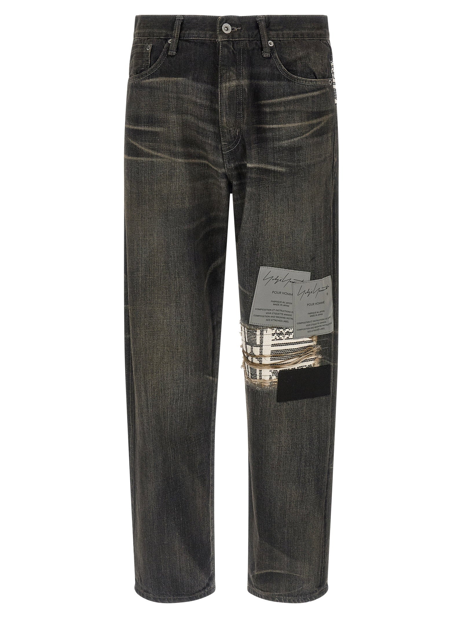 Yohji Yamamoto Men's Savege Denim Jeans × Nh
