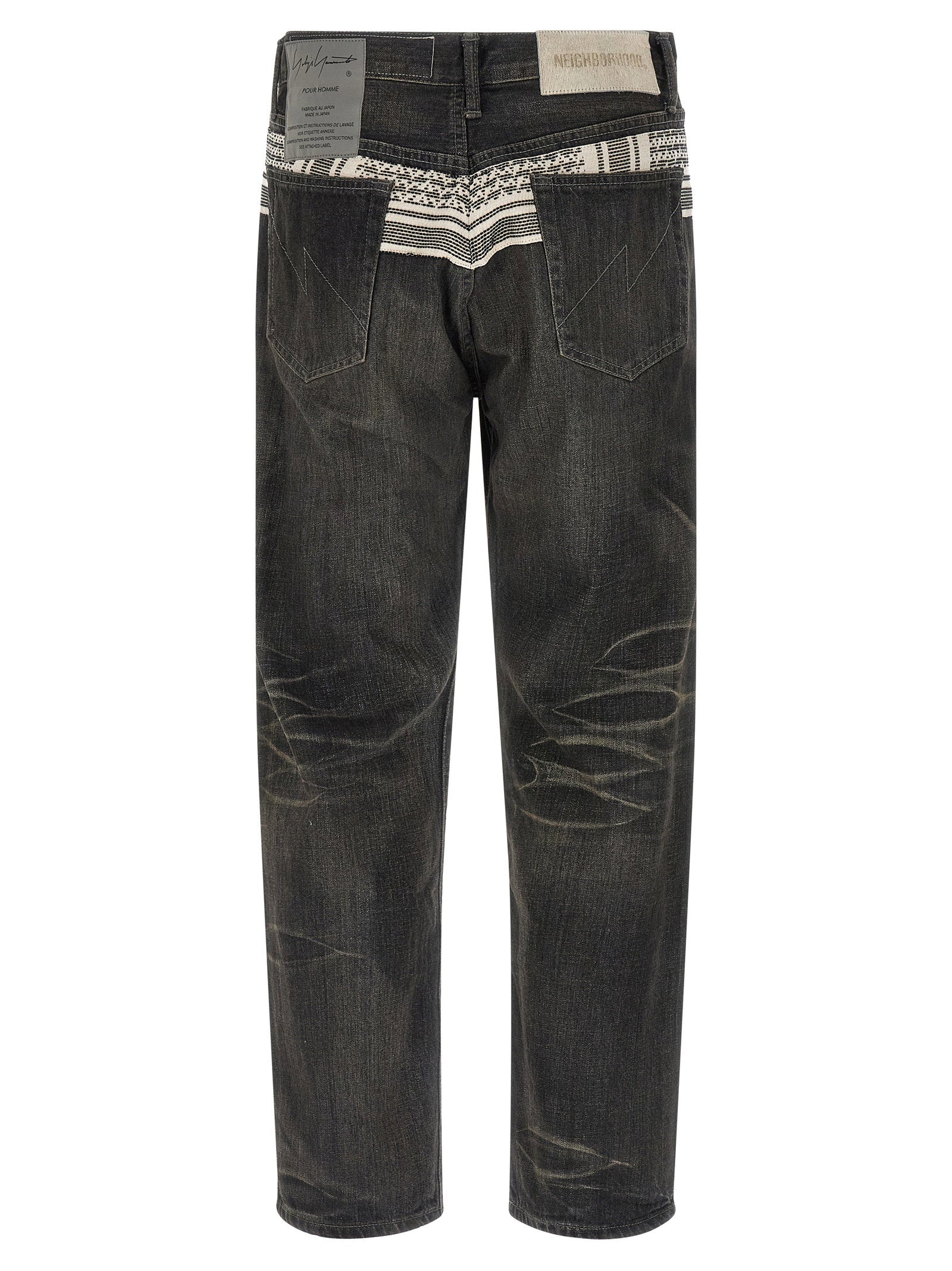 Yohji Yamamoto Men's Savege Denim Jeans × Nh
