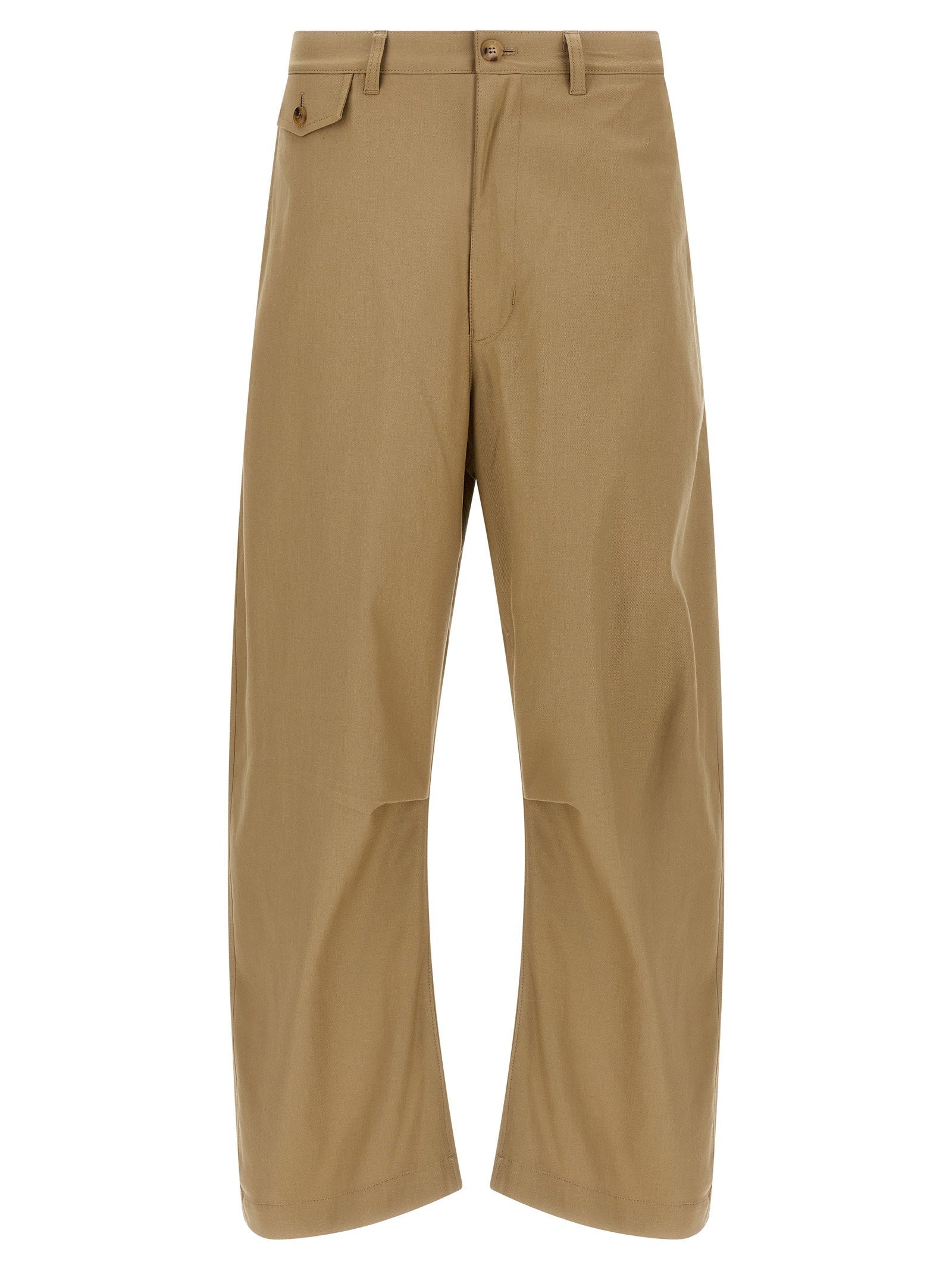Comme Des Garҫons Homme Men's Curved Leg Pants