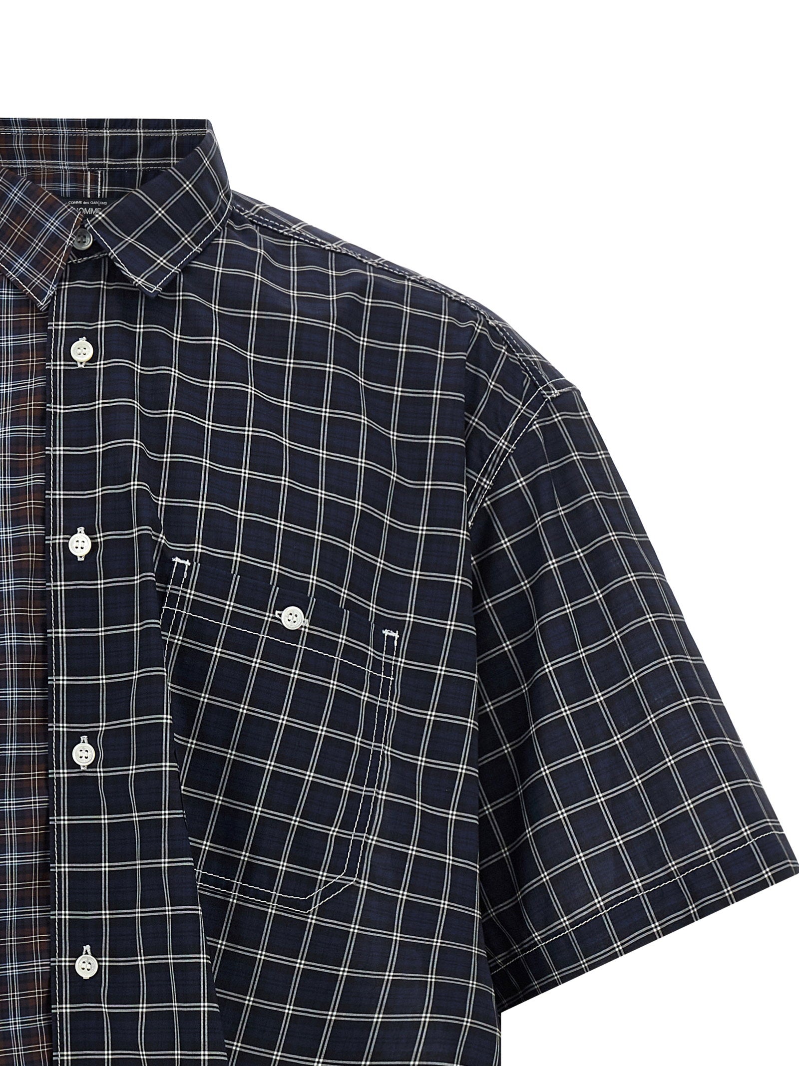 Comme Des Garҫons Homme Men's Check Patterned Shirt