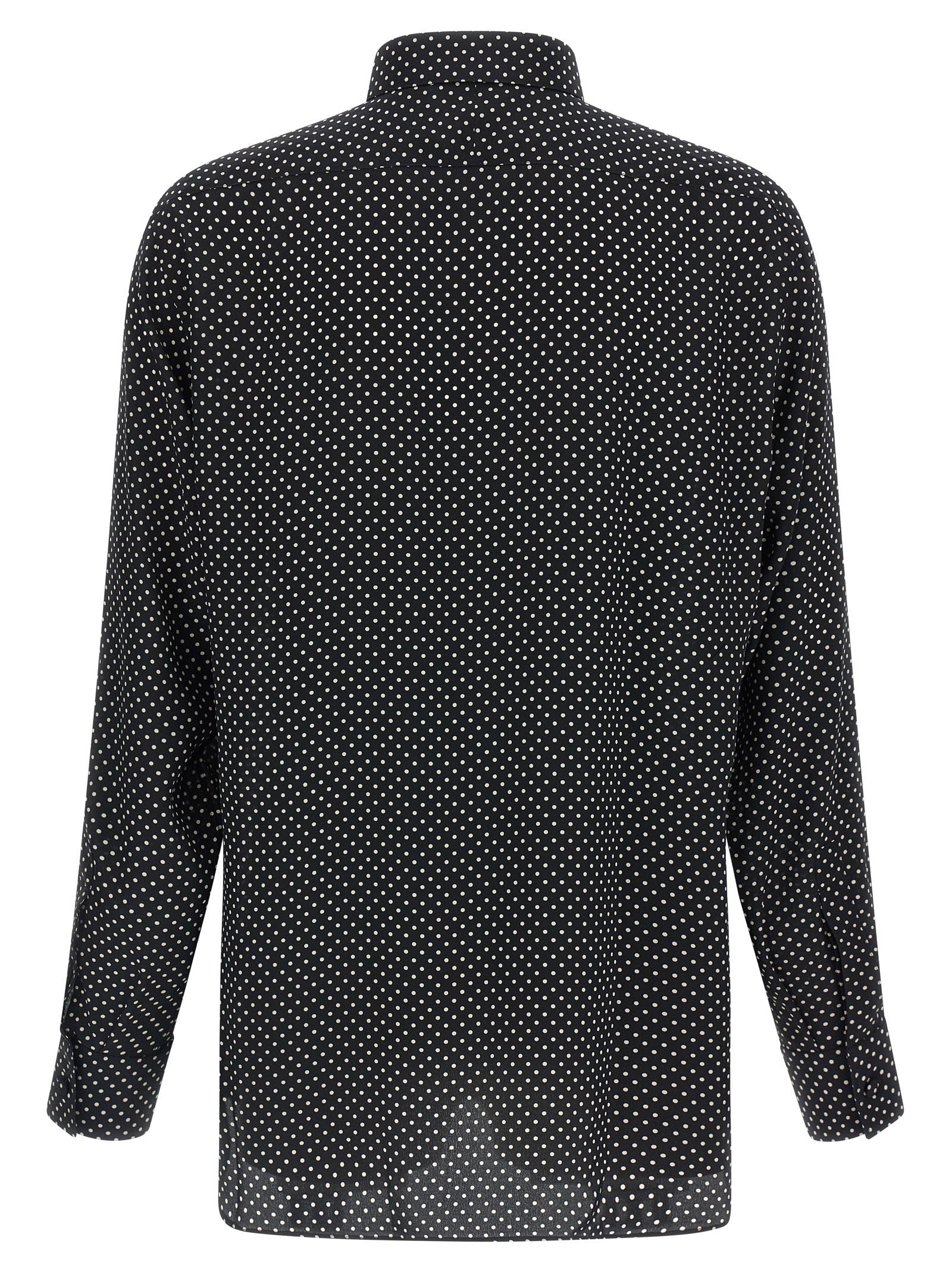 Tom Ford Men's Polka Dot Shirt