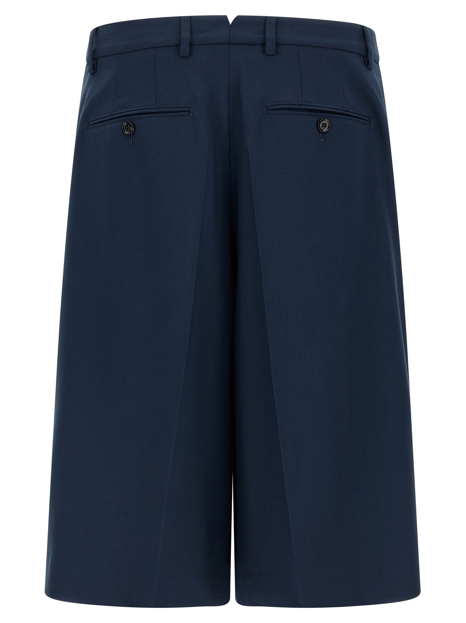 Ami Paris Men's Fresh Wool Bermuda Shorts