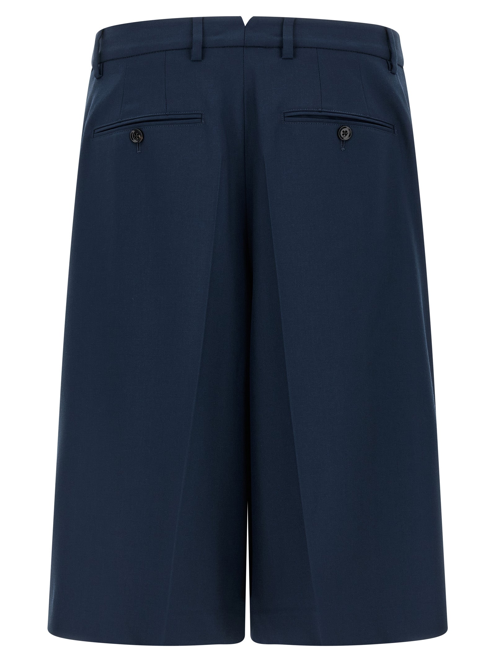 Ami Paris Men's Fresh Wool Bermuda Shorts