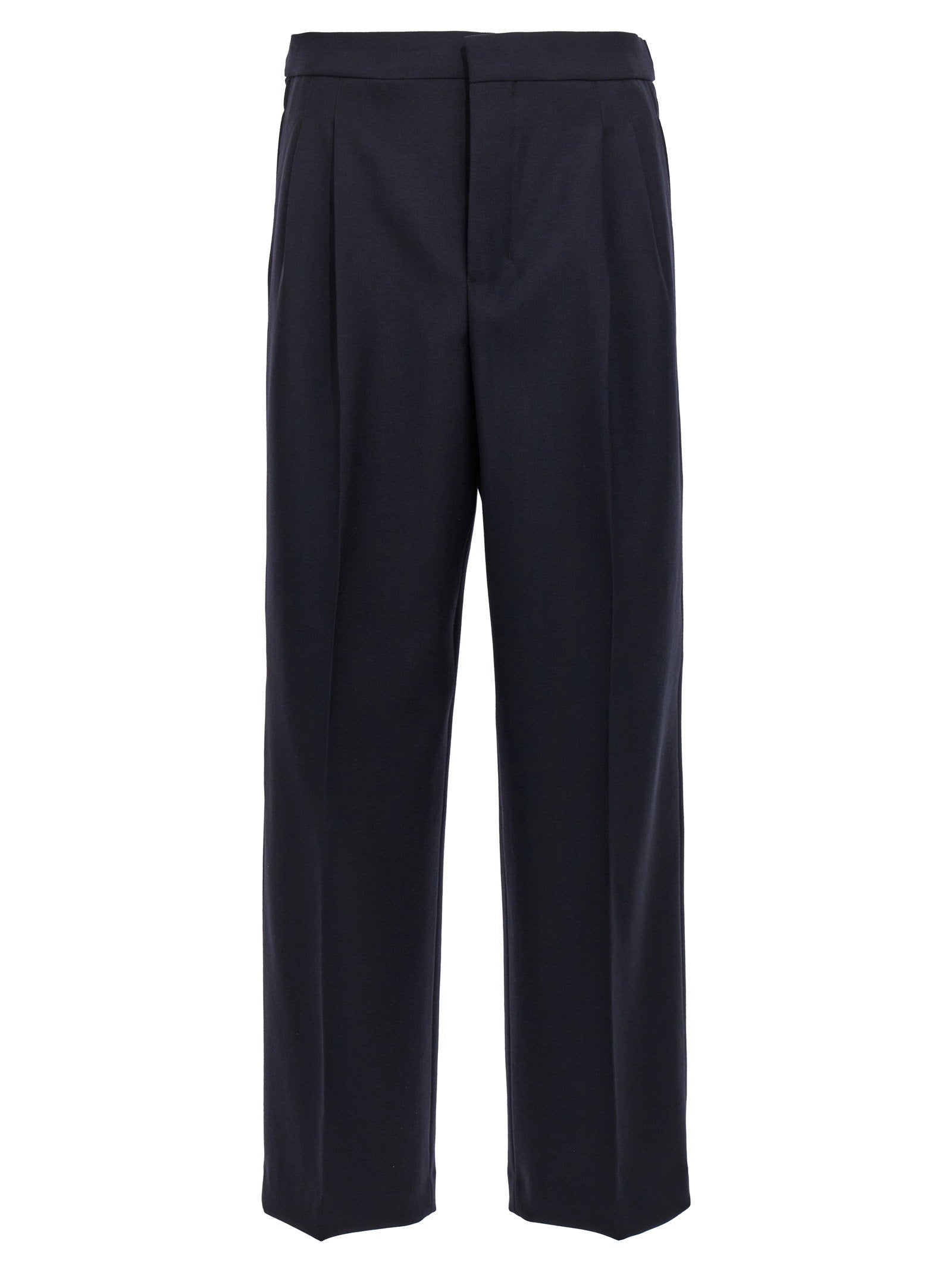 Ami Paris Men's Front Pleat Pants