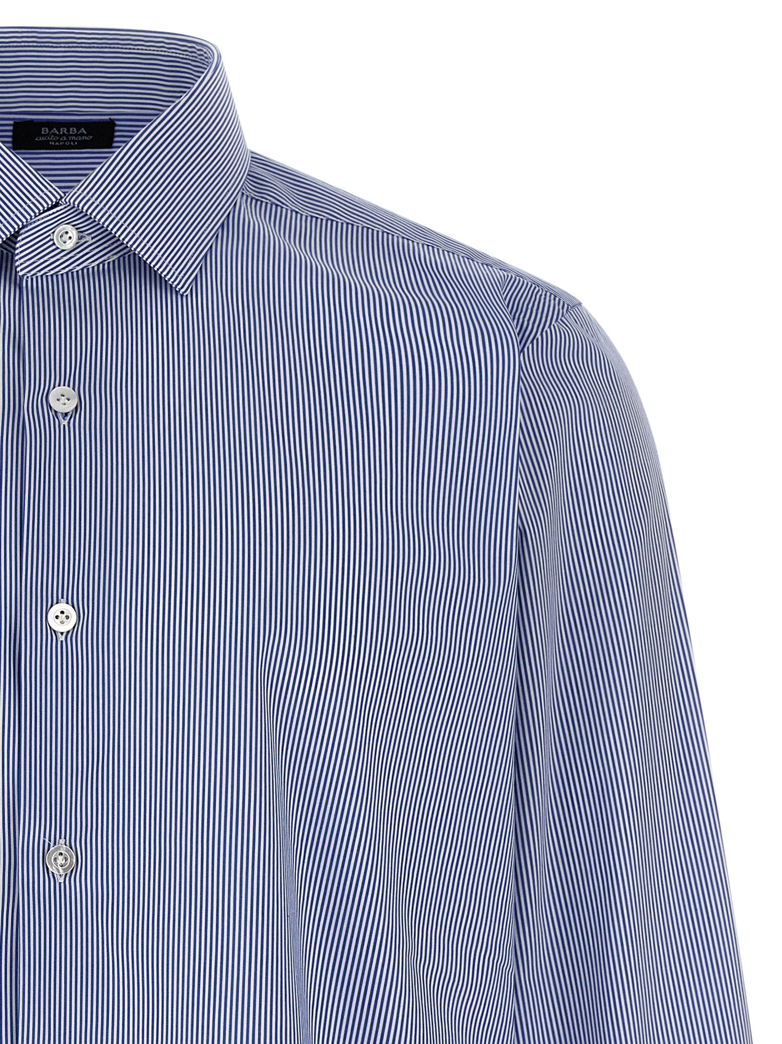 Barba Men's Striped Shirt