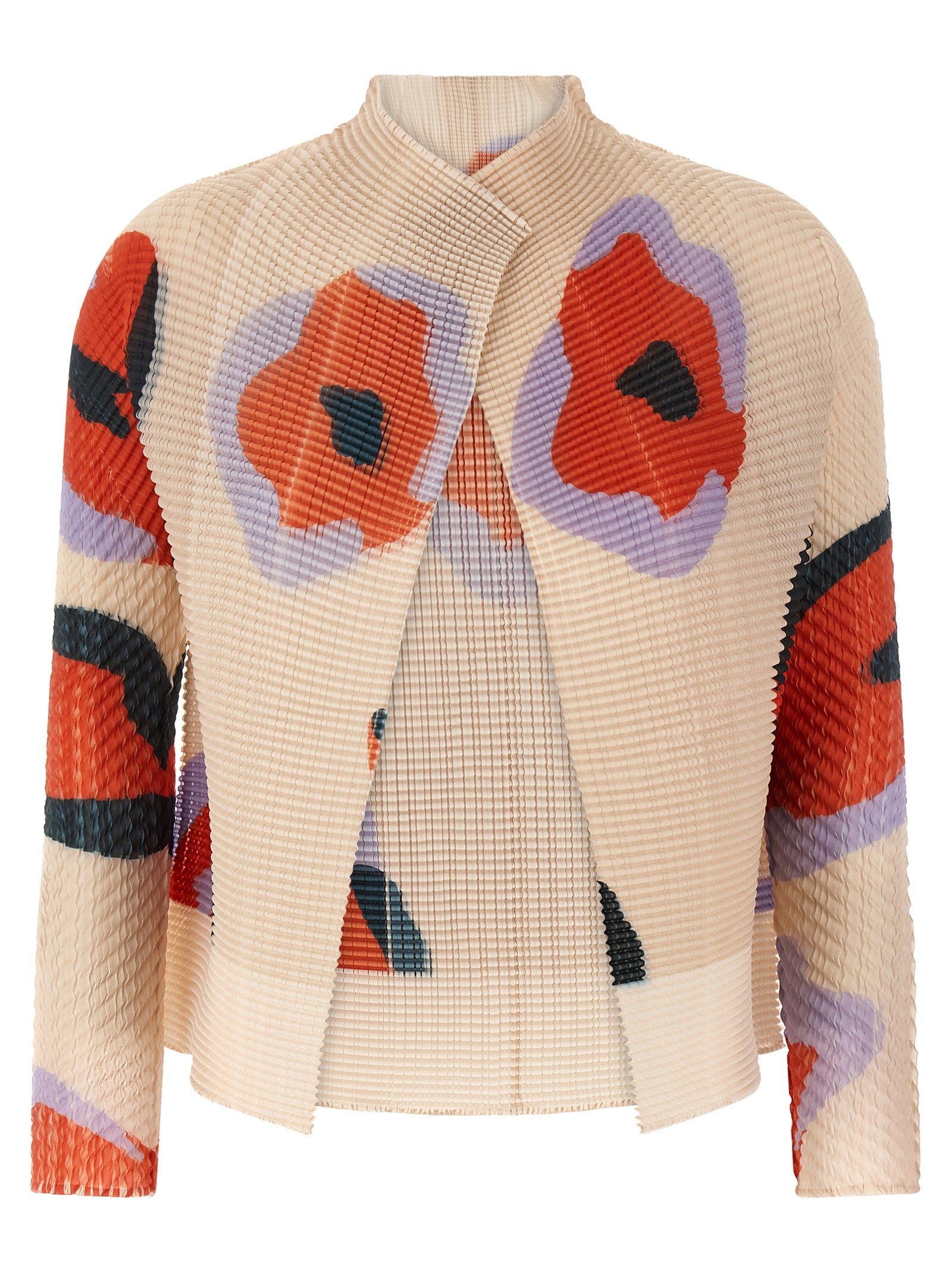 Issey Miyake Women's Verve Pleats Top Cardigan