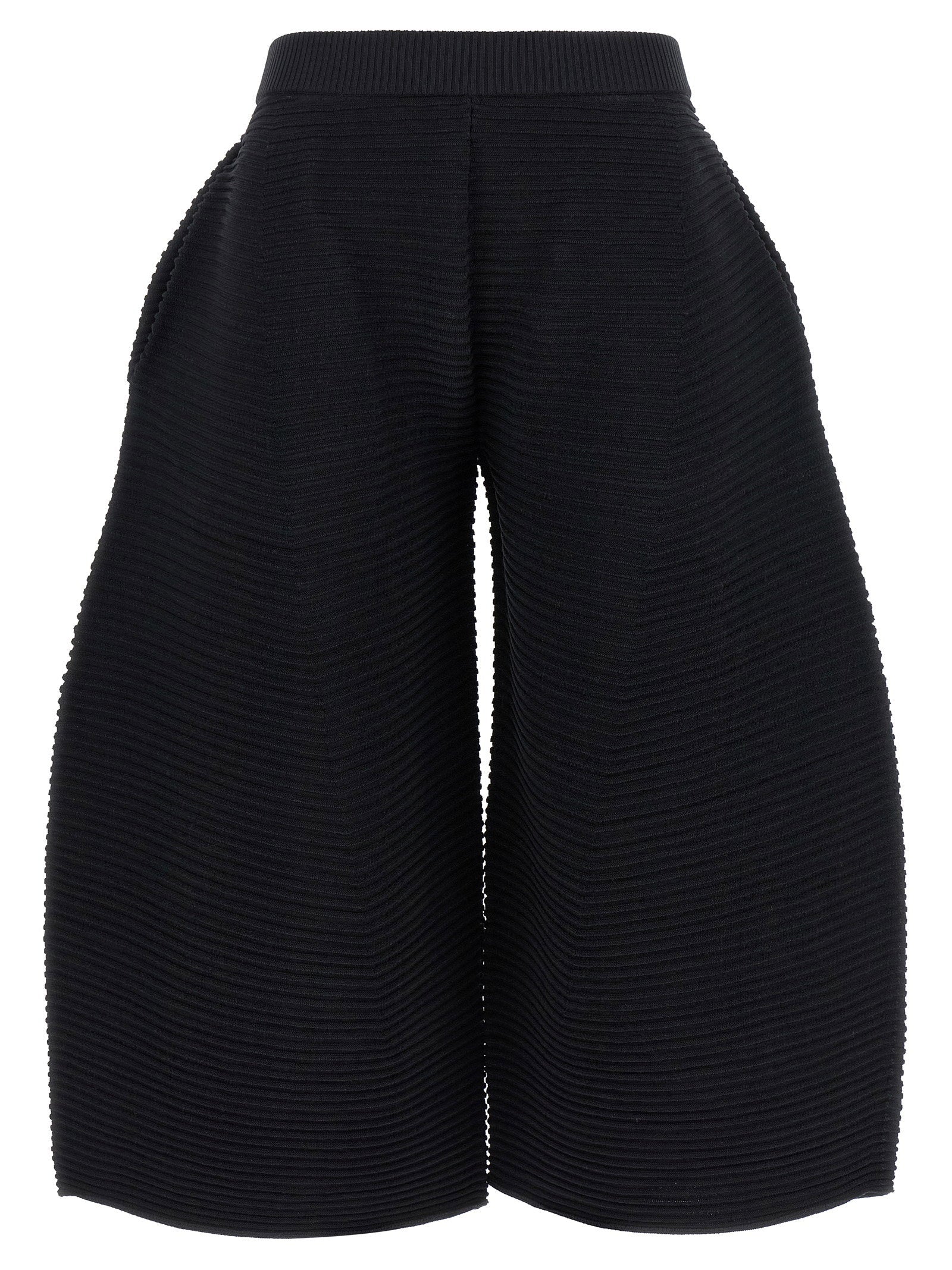 Issey Miyake Women's Corrugated Knit Pants