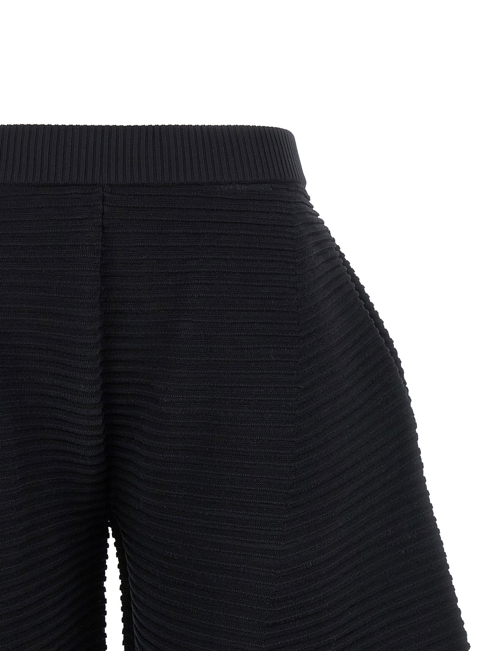 Issey Miyake Women's Corrugated Knit Pants
