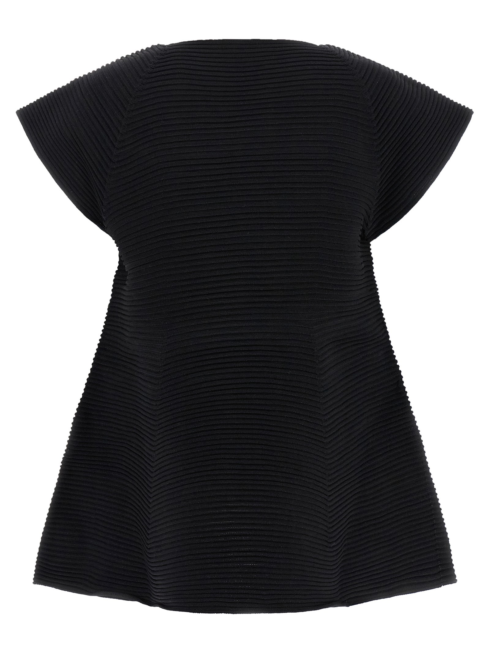 Issey Miyake Women's Corrugated Knit Dress