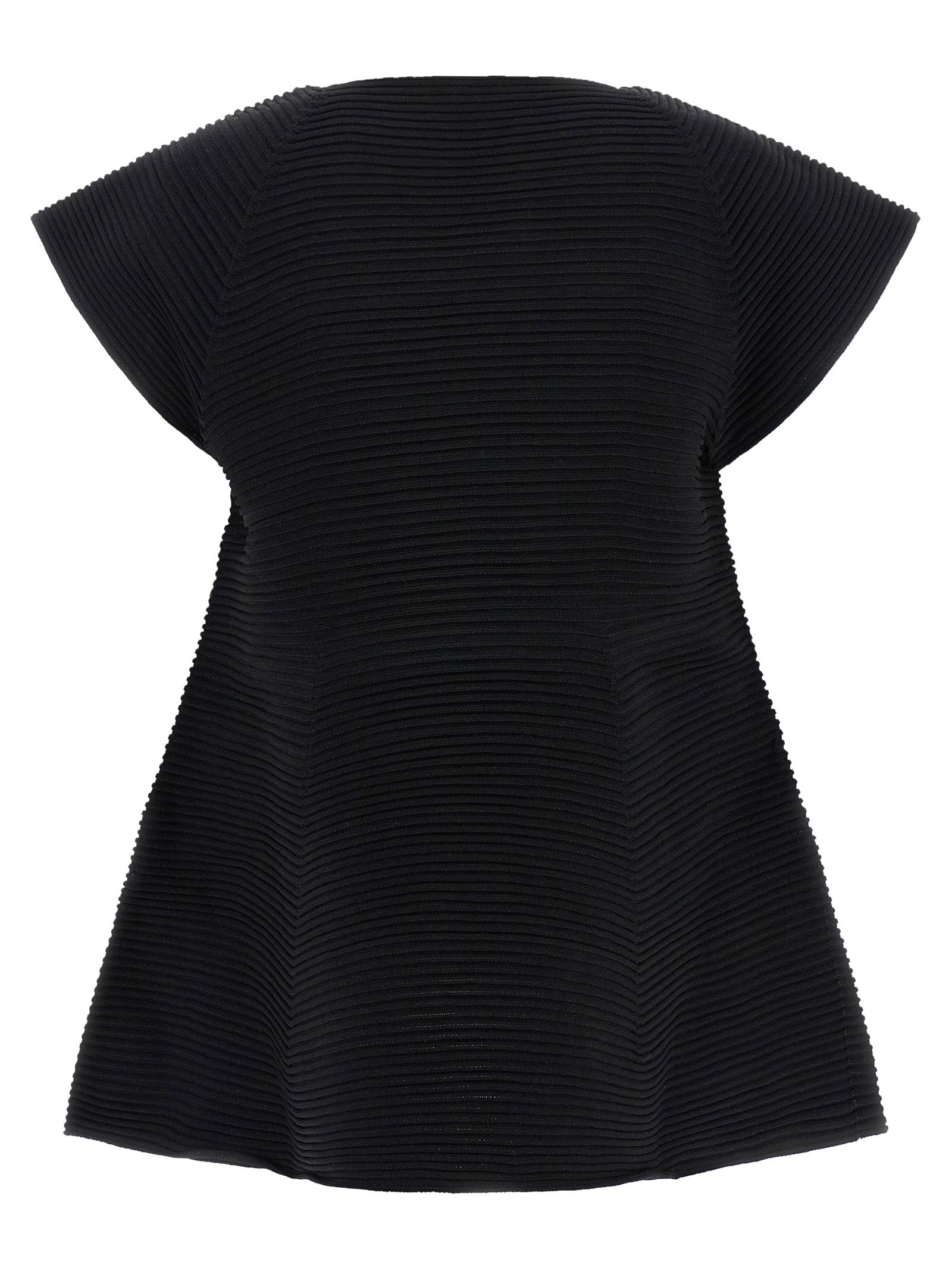 Issey Miyake Women's Corrugated Knit Dress