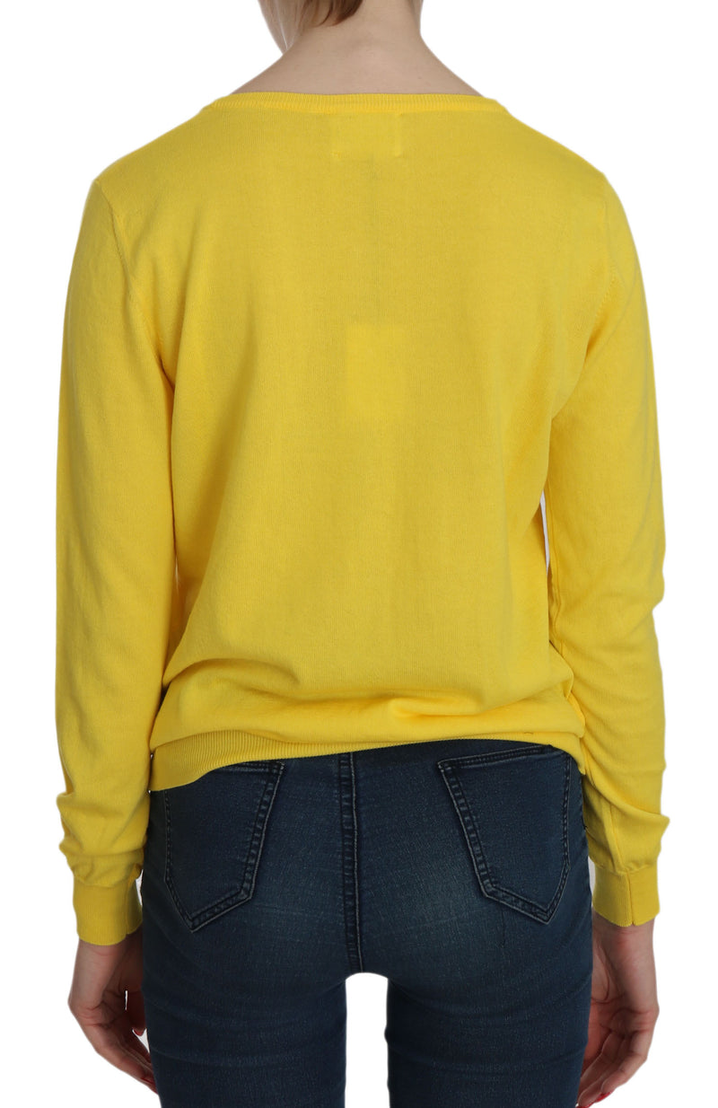 Jucca Radiant Yellow Cotton Women's Sweater
