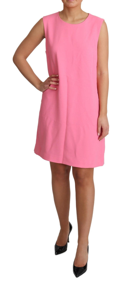 Dolce & Gabbana Elegant Pink Shift Knee Length Women's Dress
