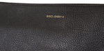 Dolce & Gabbana Elegant Black Leather Sling Shoulder Men's Bag