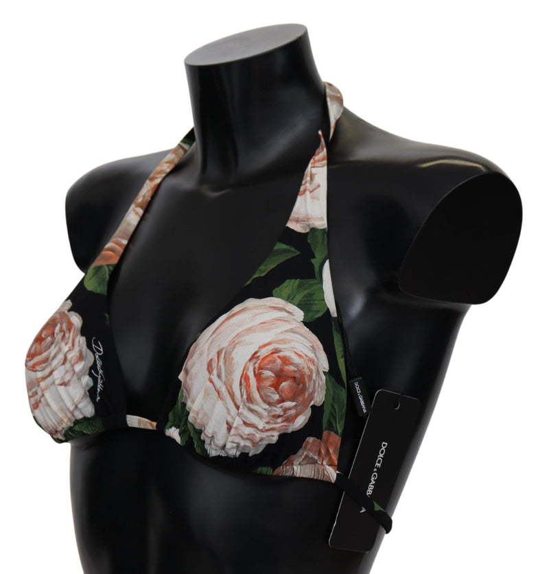 Dolce & Gabbana Elegant Floral Print Bikini Women's Top