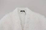 Dolce & Gabbana Elegant White Long Sleeve Cardigan Women's Jacket