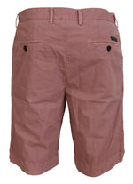 Dolce & Gabbana Exquisite Pink Chino Shorts for Men's Men