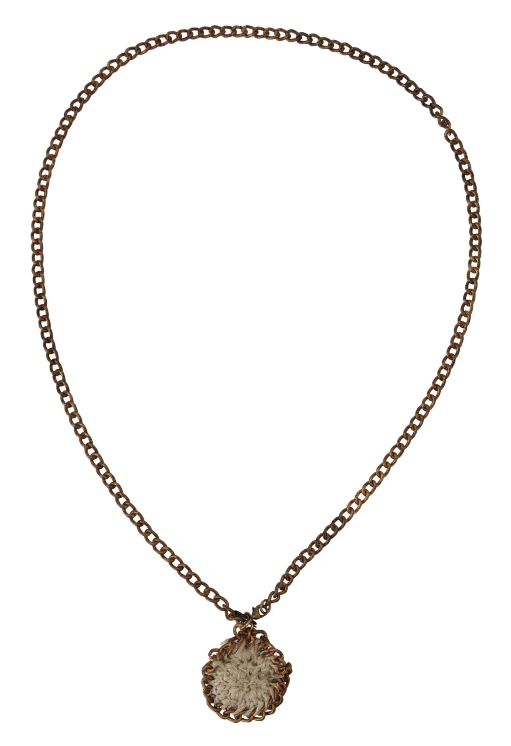 Ermanno Scervino Gold Tone Luxury Women's Necklace (Pre Owned)
