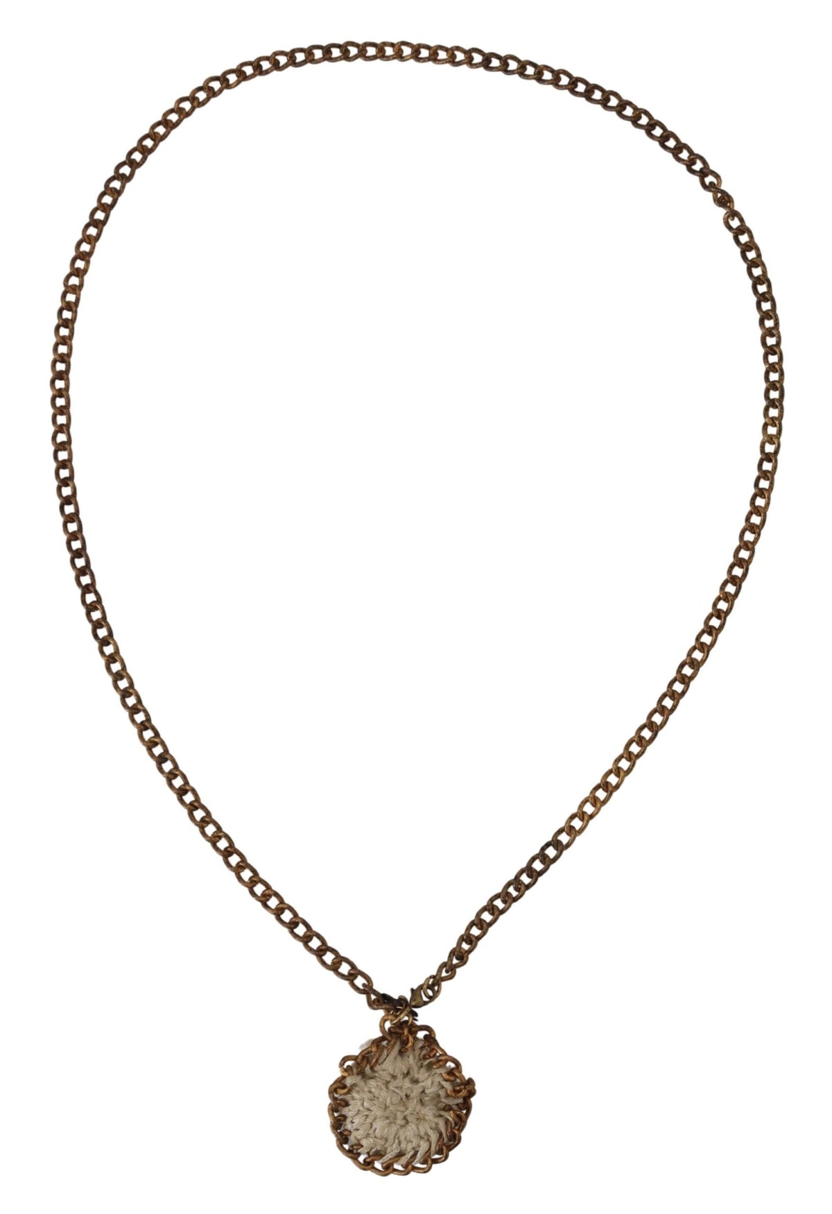 Ermanno Scervino Gold Tone Luxury Women's Necklace (Pre Owned)