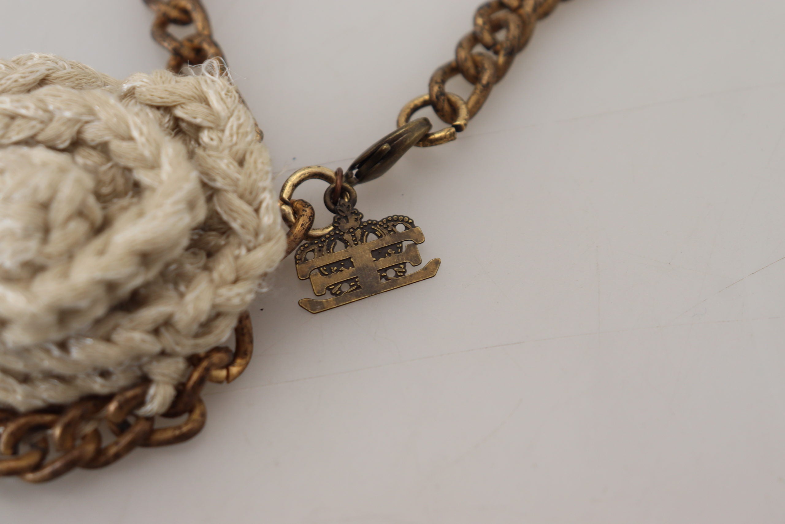 Ermanno Scervino Gold Tone Luxury Women's Necklace (Pre Owned)