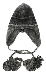 Dolce & Gabbana Elegant Gray Knitted Beanie Men's Hat