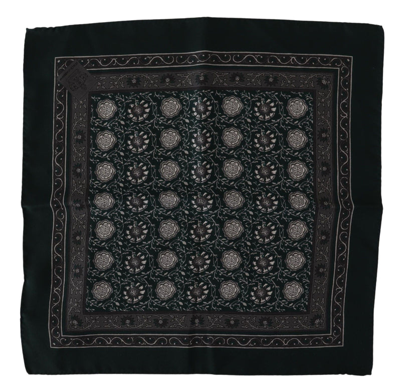 Dolce & Gabbana Exquisite Silk Pocket Square Men's Handkerchief