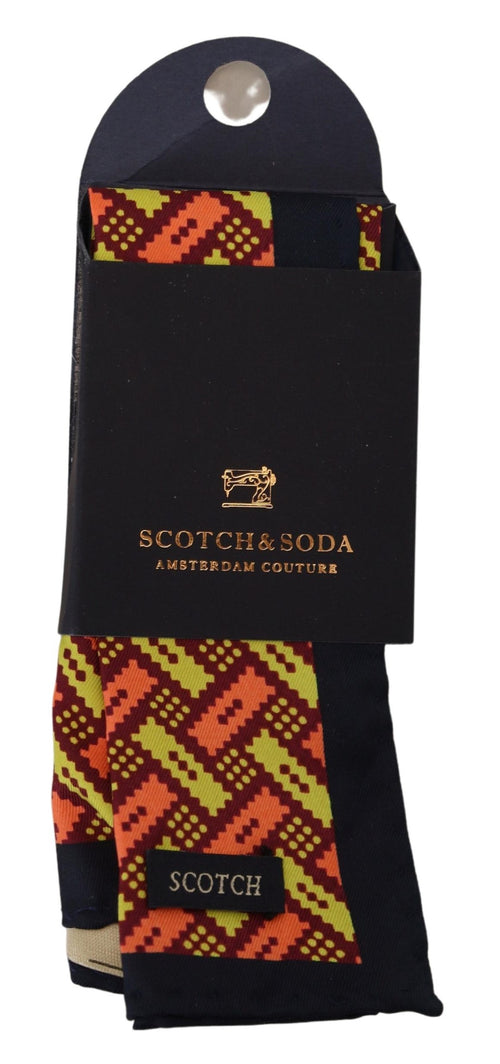 Scotch & Soda Elegant Multicolor Men's Silk Men's Scarf
