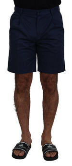 Dolce & Gabbana Elegant Blue Chino Shorts – Regular Men's Fit