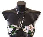 Dolce & Gabbana Exquisite Floral Print Bikini Women's Top