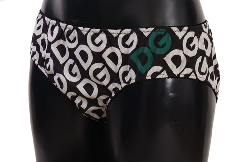 Dolce & Gabbana Chic Black &amp; White DG Logo Print Women's Bottoms