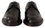 Dolce & Gabbana Elegant Black Derby Dress Men's Shoes