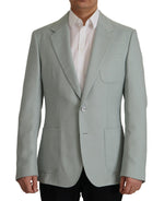Dolce & Gabbana Elegant Slim Fit Cashmere Silk Blazer Men's Jacket
