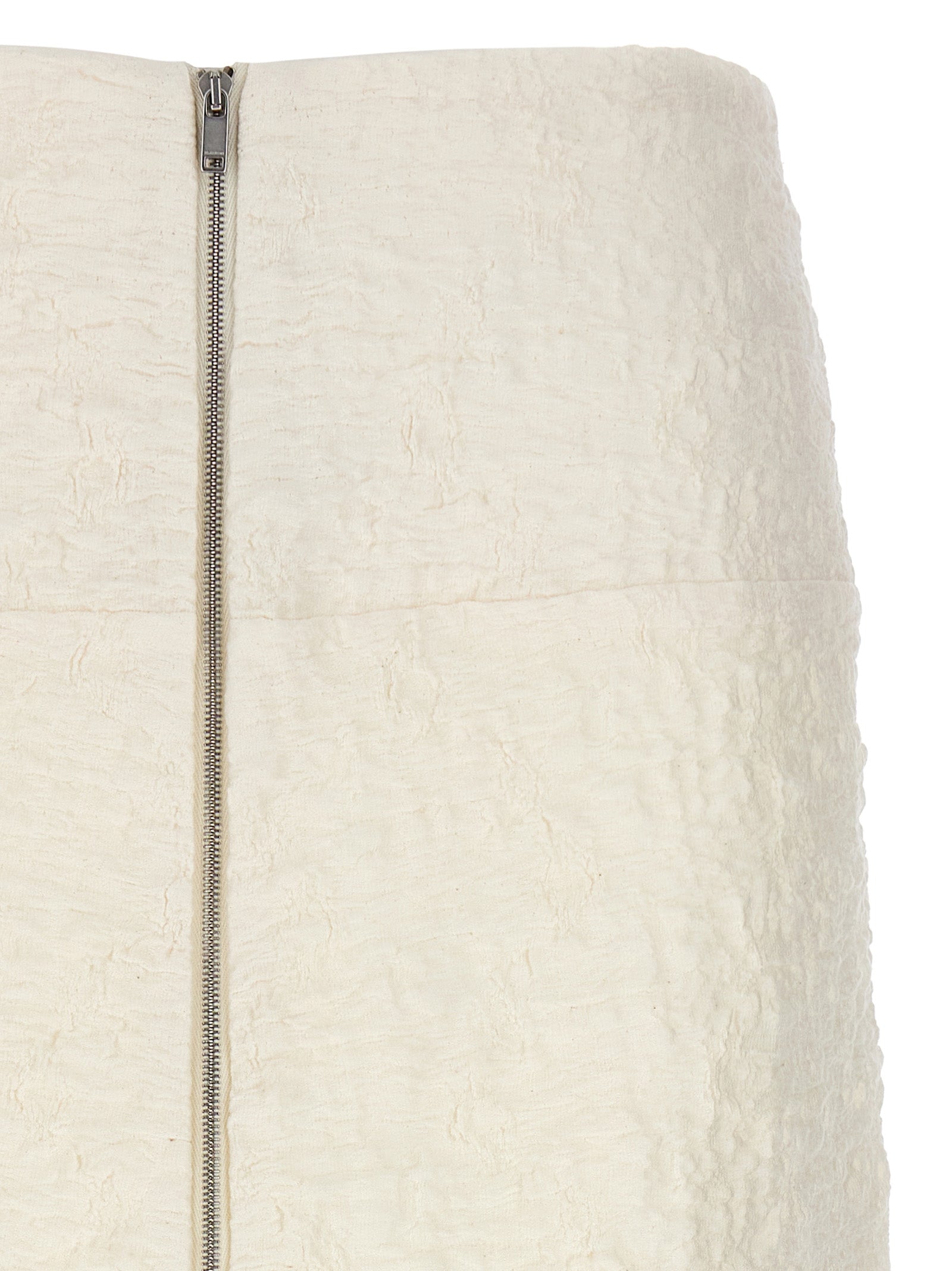 Jil Sander Women's Embossed Cotton Skirt