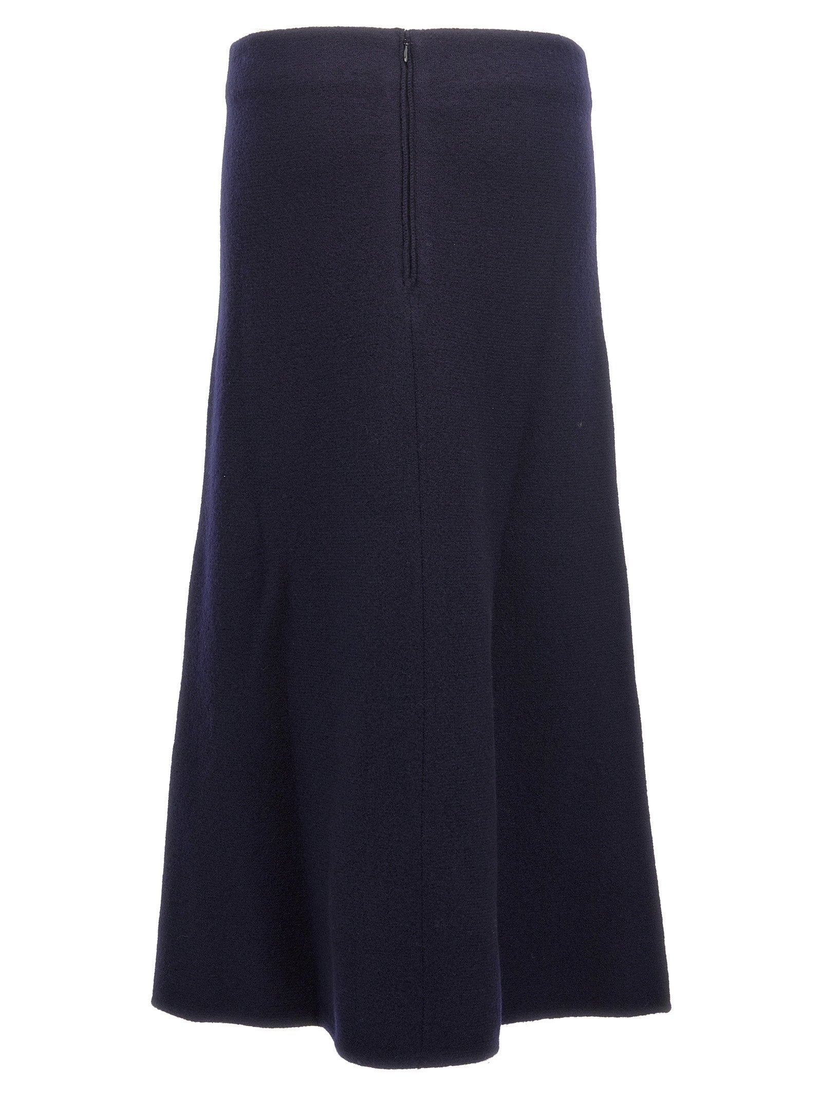 Jil Sander Women's Long Wool Skirt