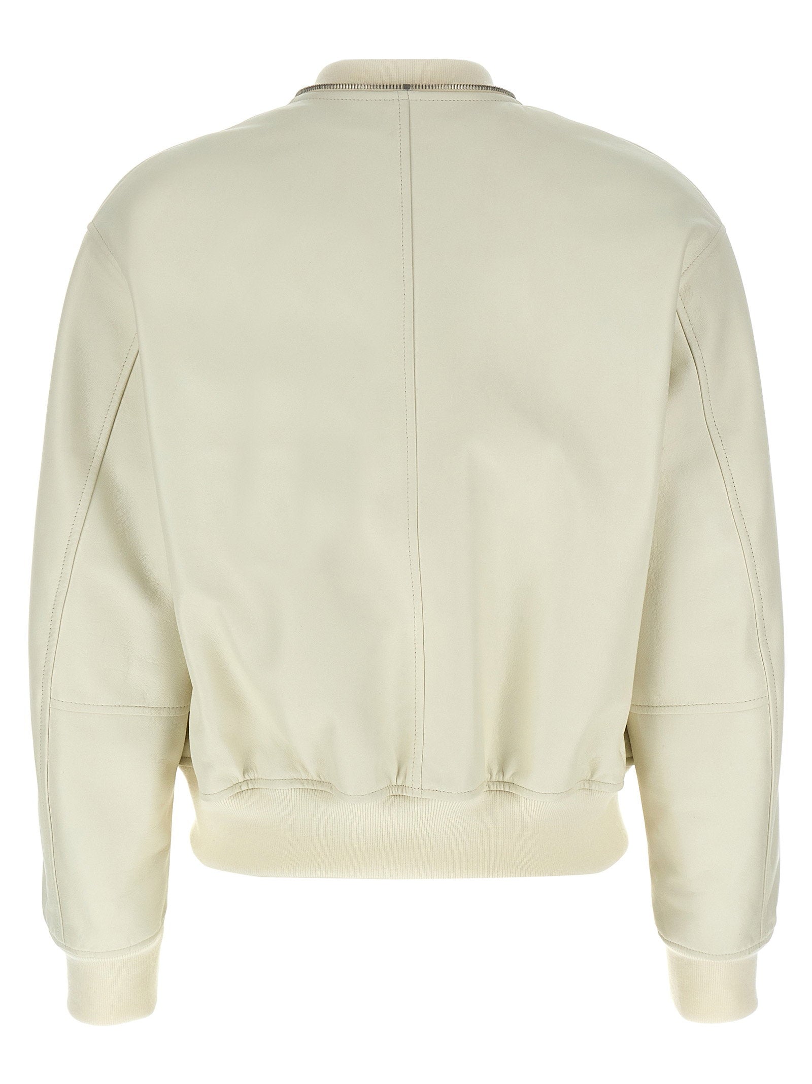 Jil Sander Women's Leather Bomber Jacket