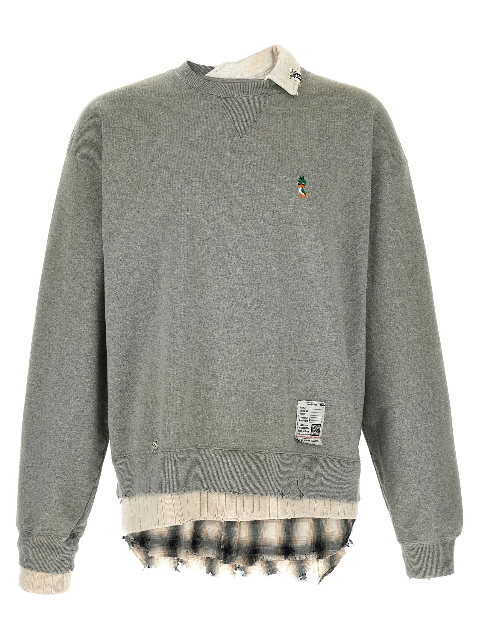 Maison Mihara Yasuhiro Men's Three Layer Sweatshirt