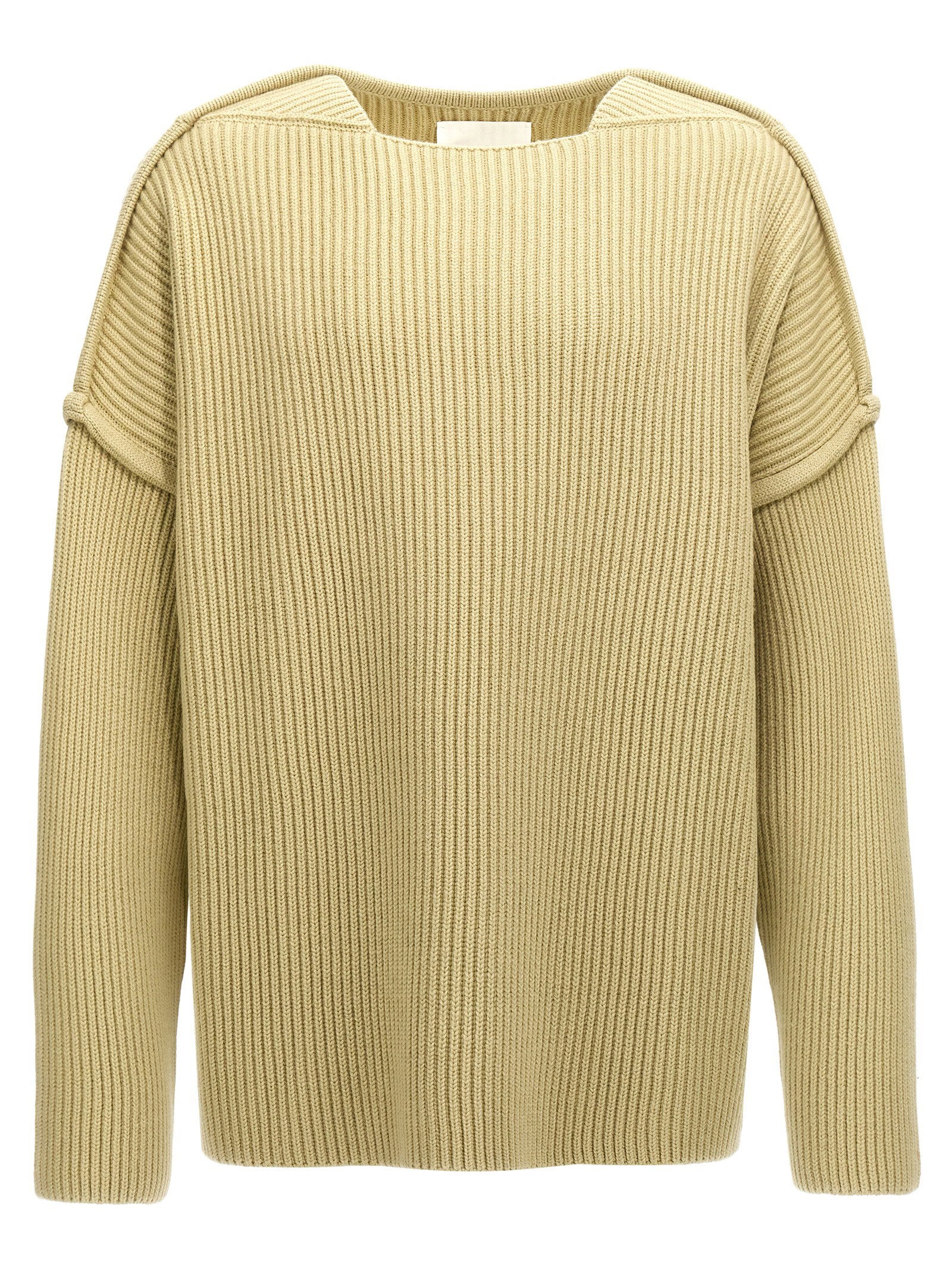 Jil Sander Men's Geometric Neckline Sweater