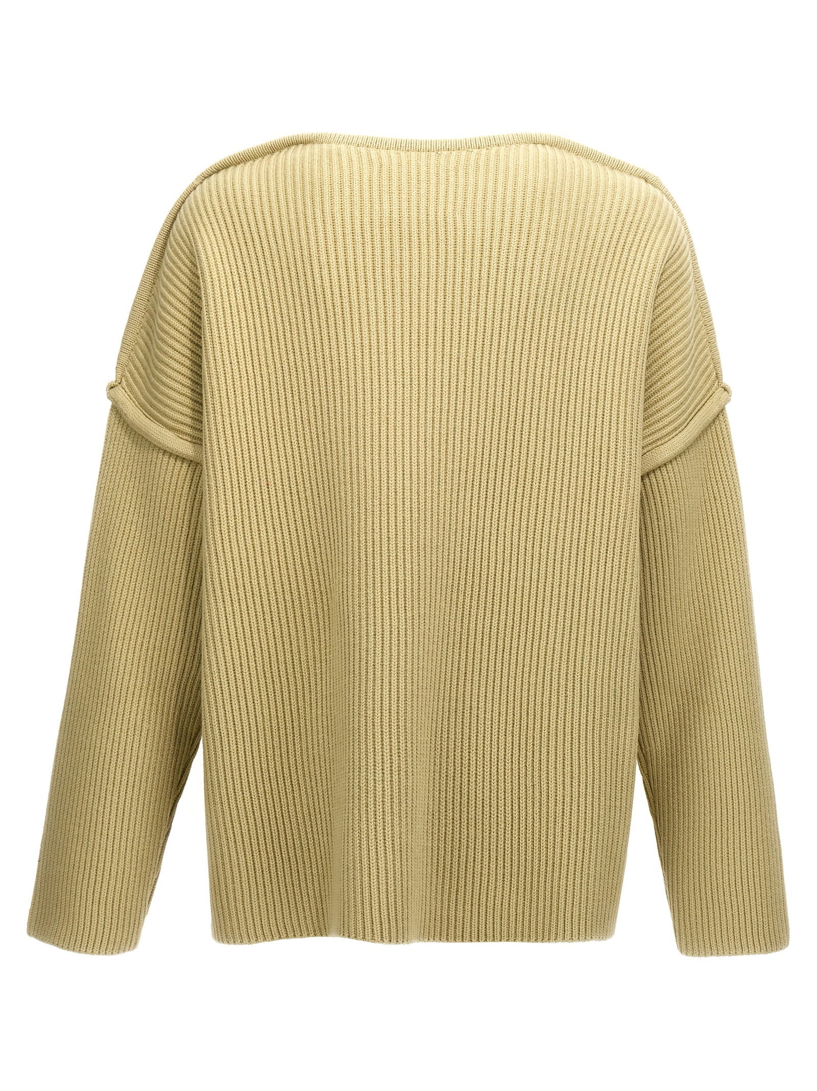 Jil Sander Men's Geometric Neckline Sweater