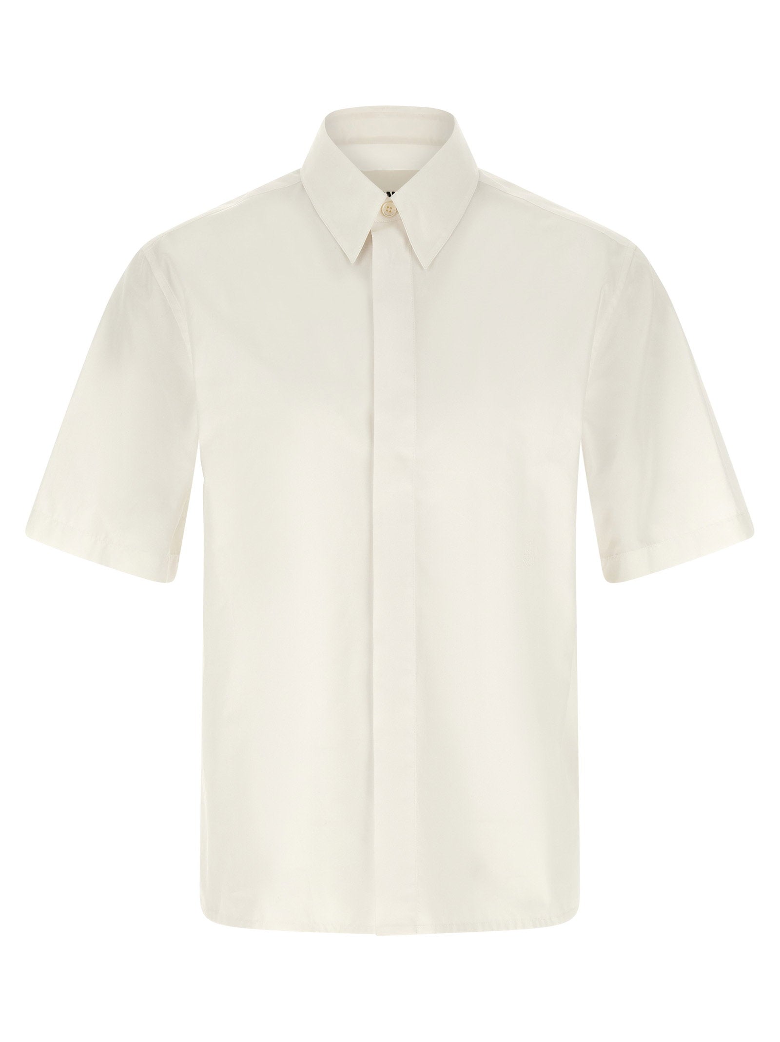 Jil Sander Men's Logo Embroidery Shirt