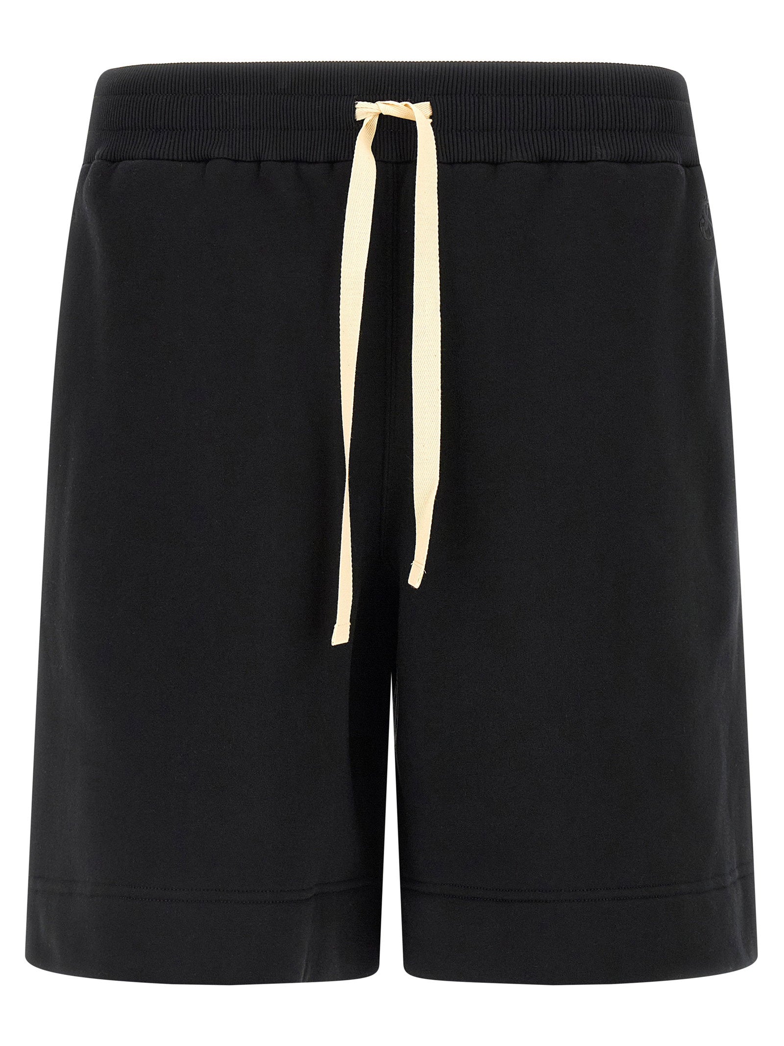 Jil Sander Men's Embroidered Logo Bermuda Shorts