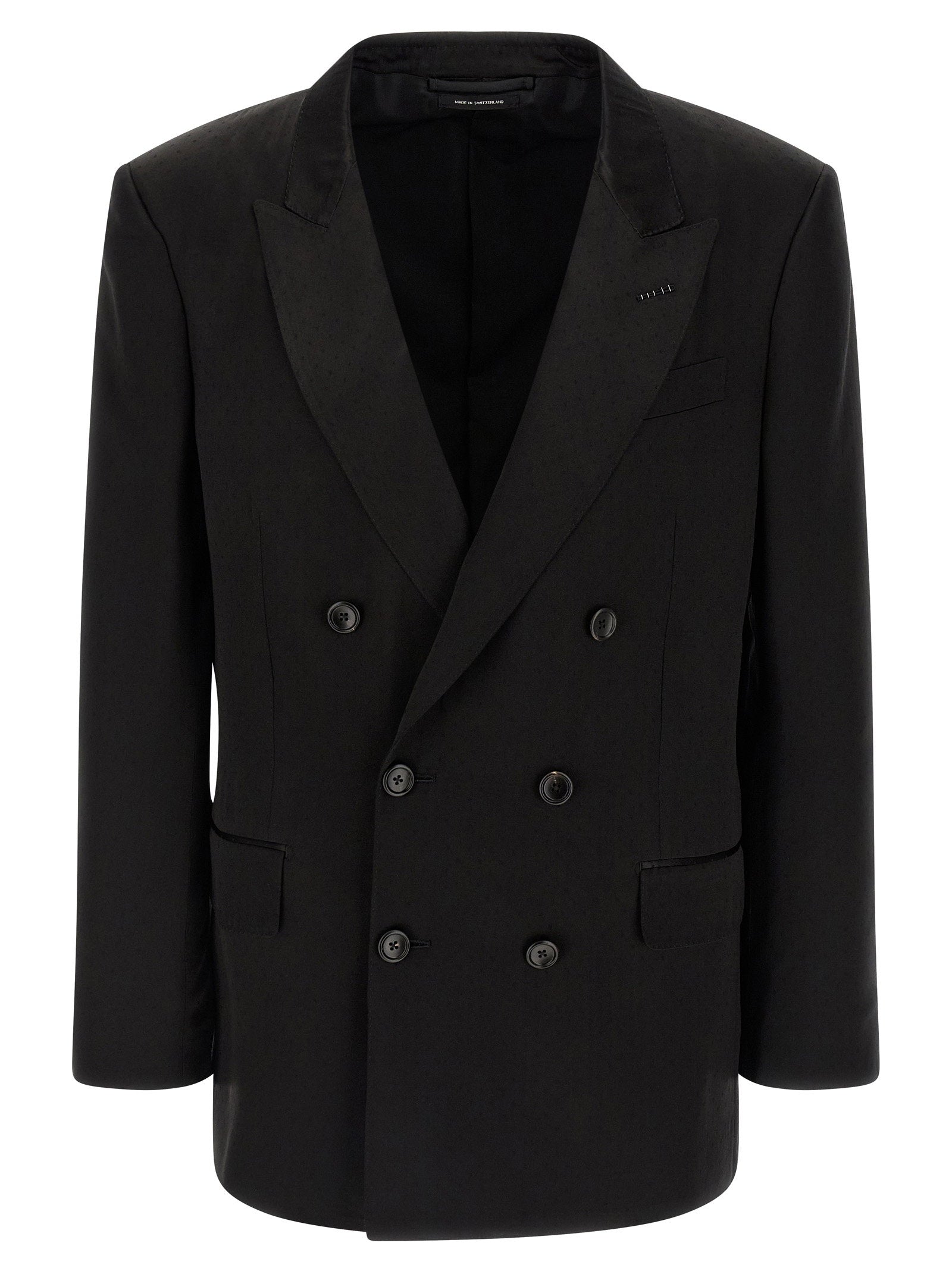Tom Ford Men's Tone-On-Tone Polka Dot Blazer