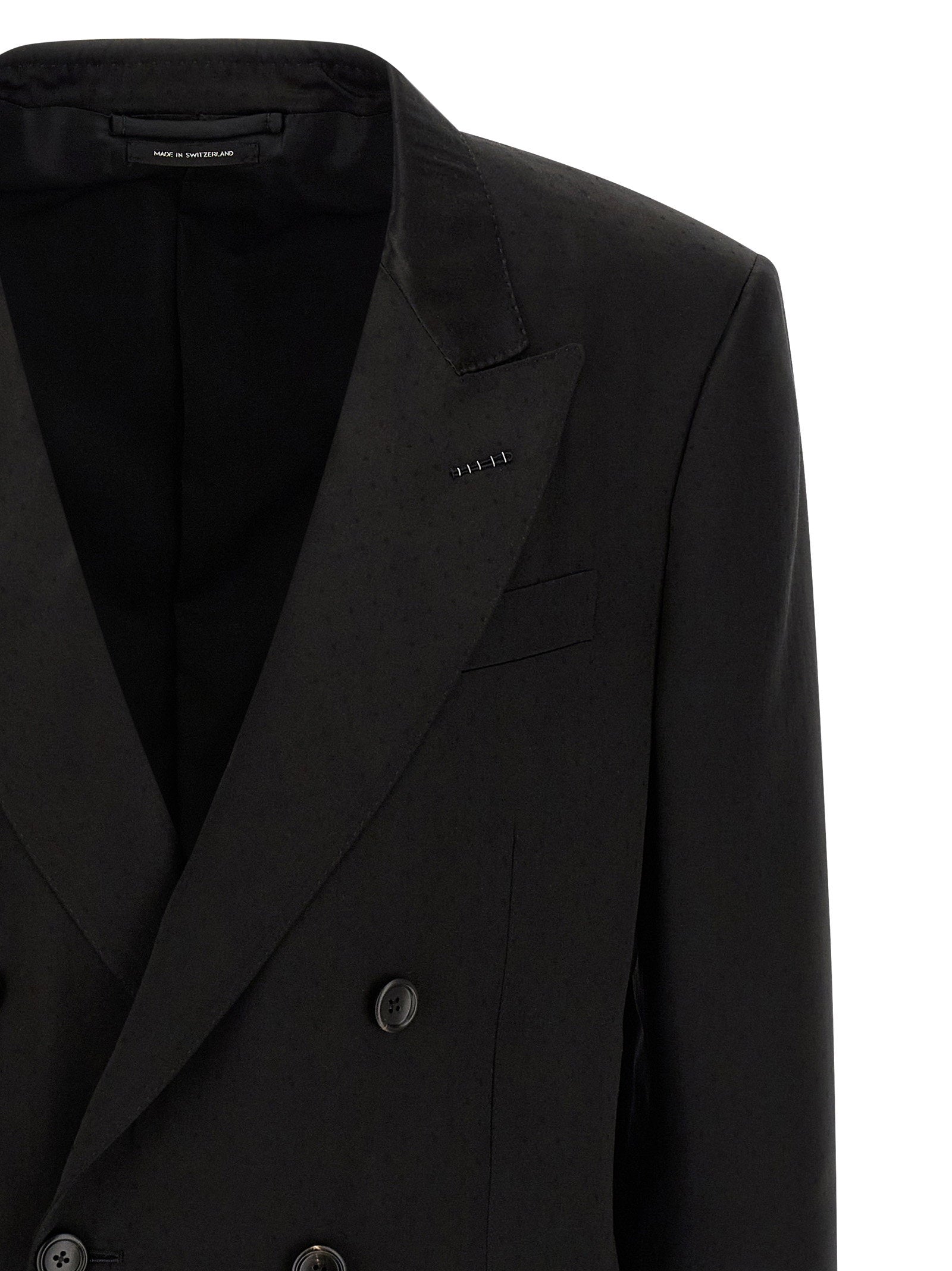 Tom Ford Men's Tone-On-Tone Polka Dot Blazer