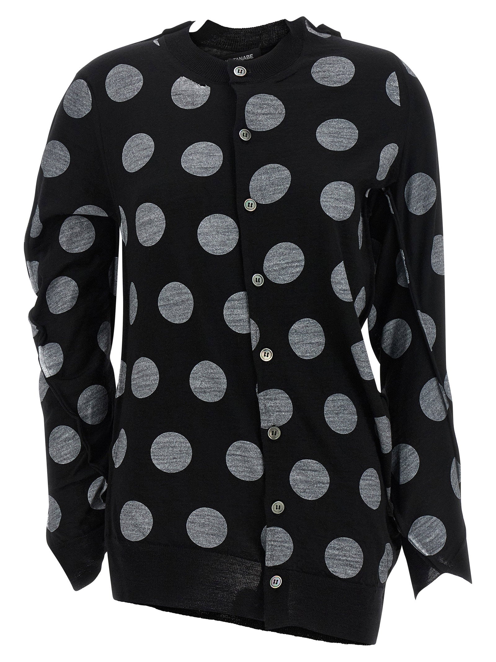 Junya Watanabe Women's Polka Dot Maxi Cardigan