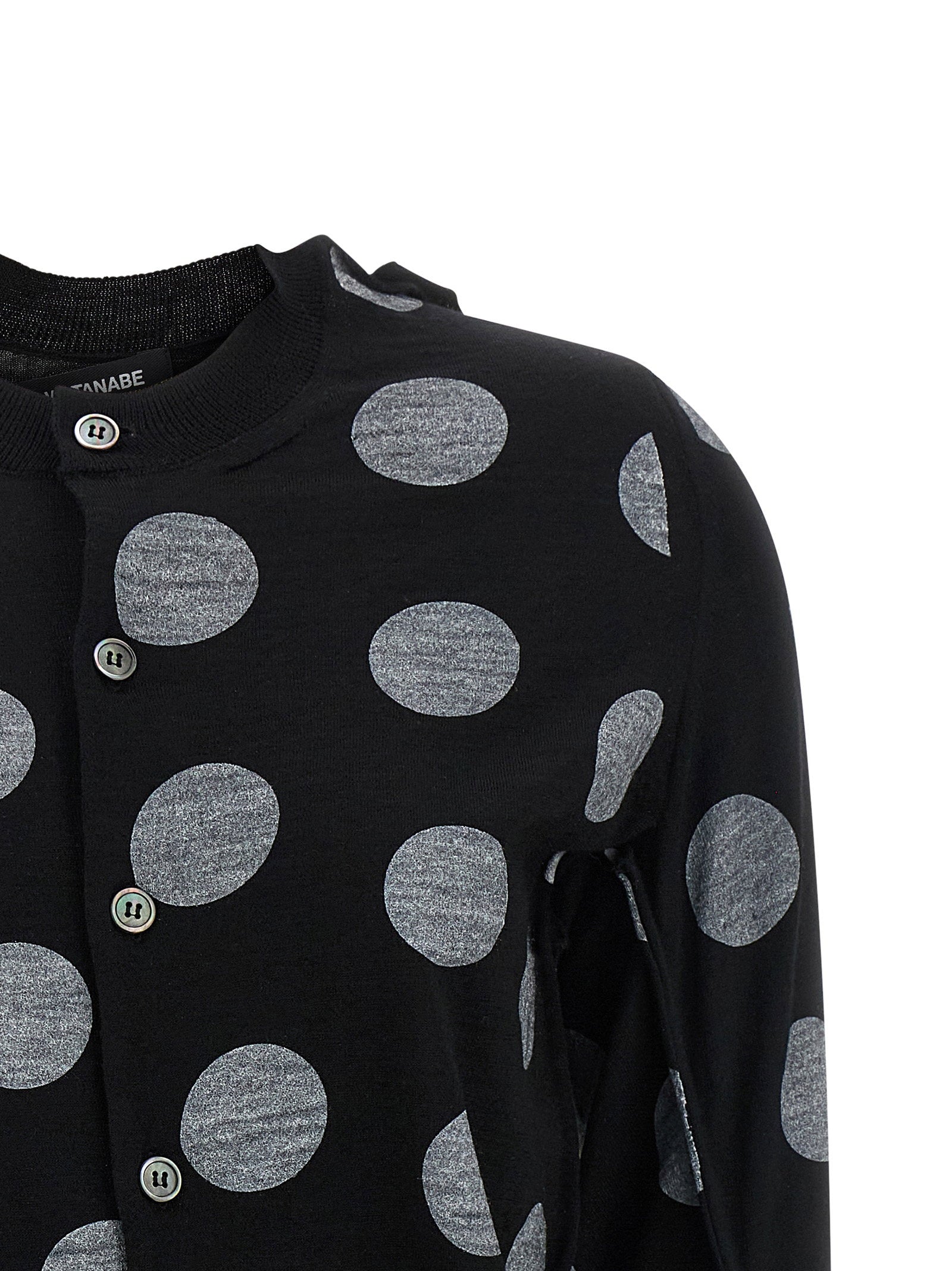 Junya Watanabe Women's Polka Dot Maxi Cardigan