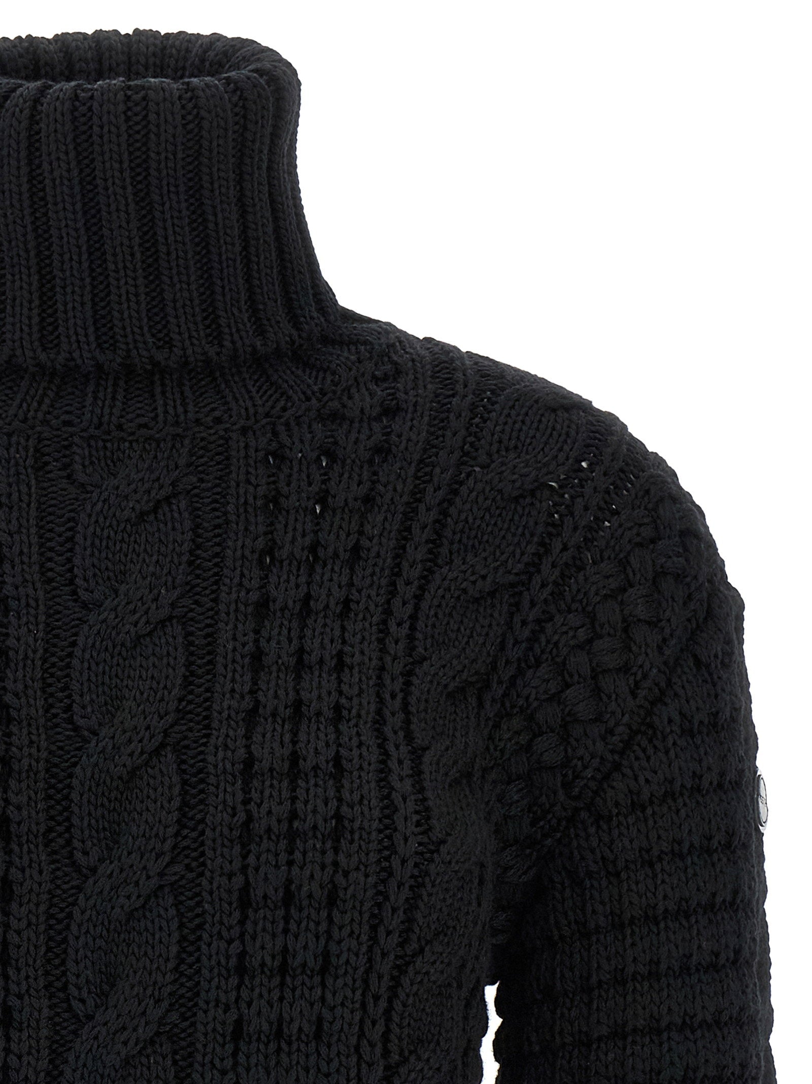 Moncler Genius Women's Moncler X Edward Enninful Tricot Turtleneck Sweater