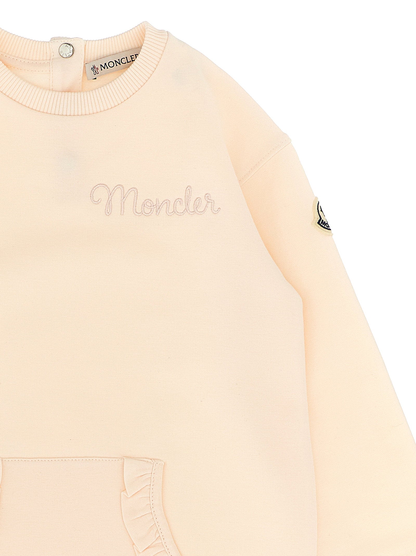 Moncler Enfant Girl's Logo Embroidery Dress