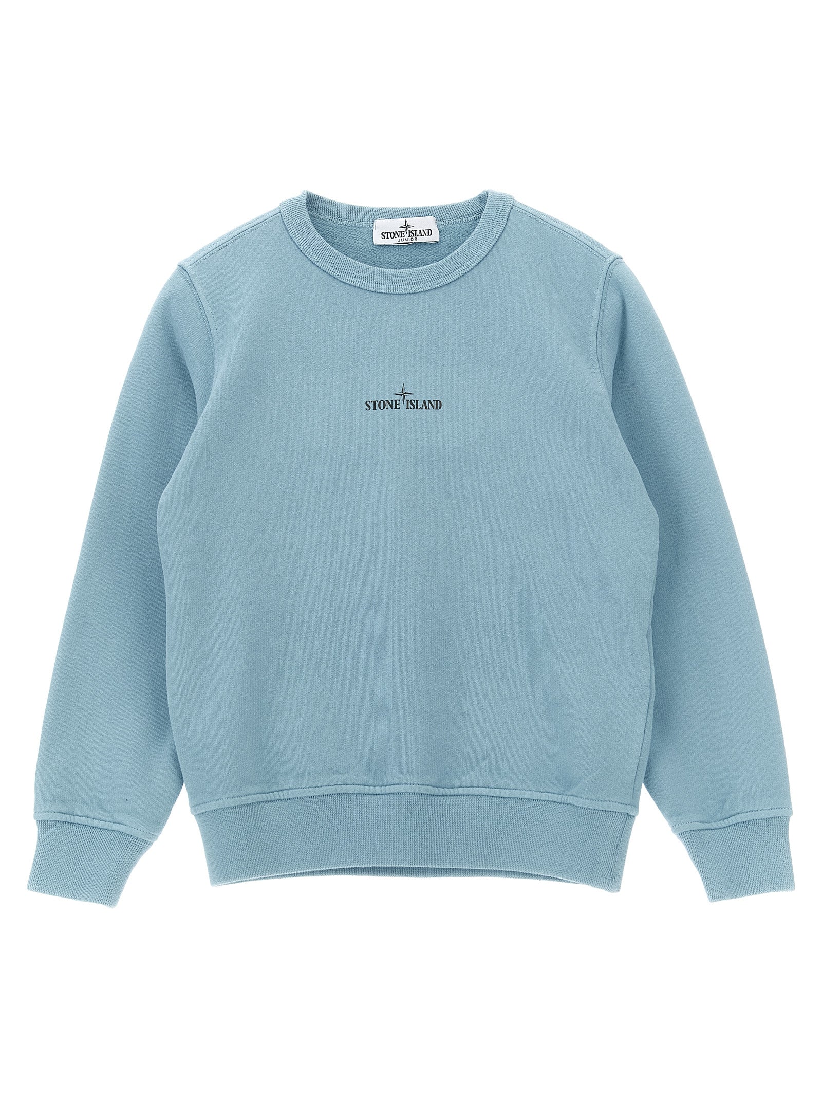 Stone Island Junior Boy's Front And Back Print Sweatshirt