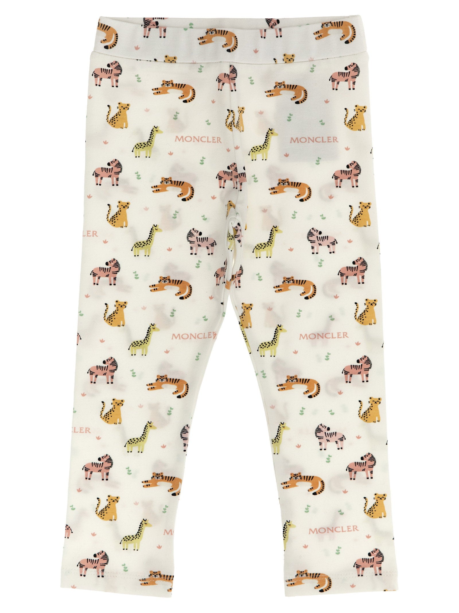 Moncler Enfant Girl's Animal Print T-Shirt + Leggings Set