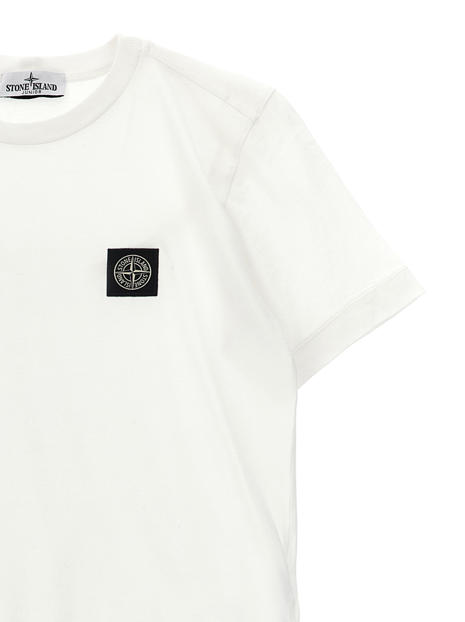Stone Island Junior Boy's Compass Logo T-Shirt