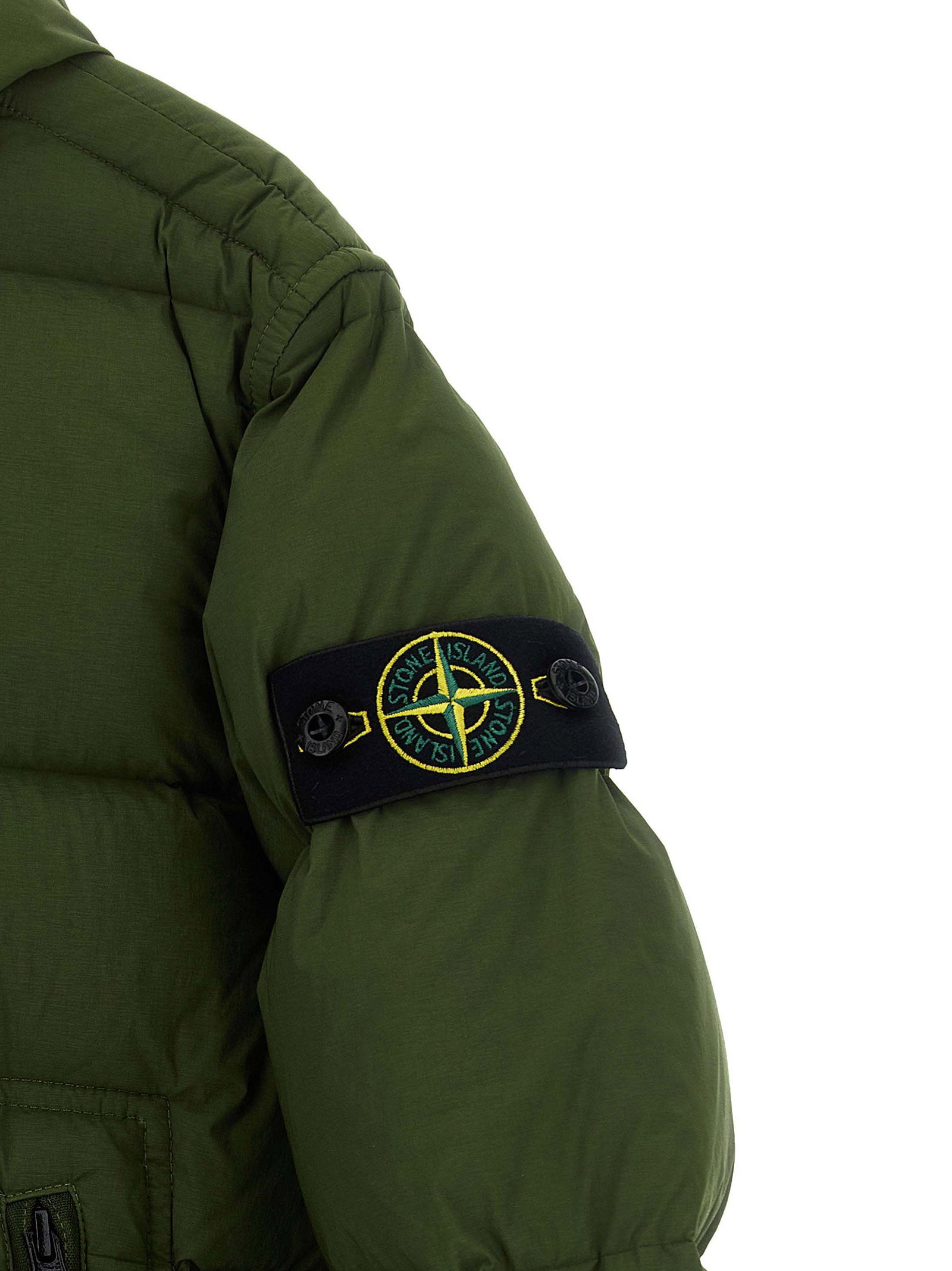 Stone Island Junior Boy's Badge Logo Parka