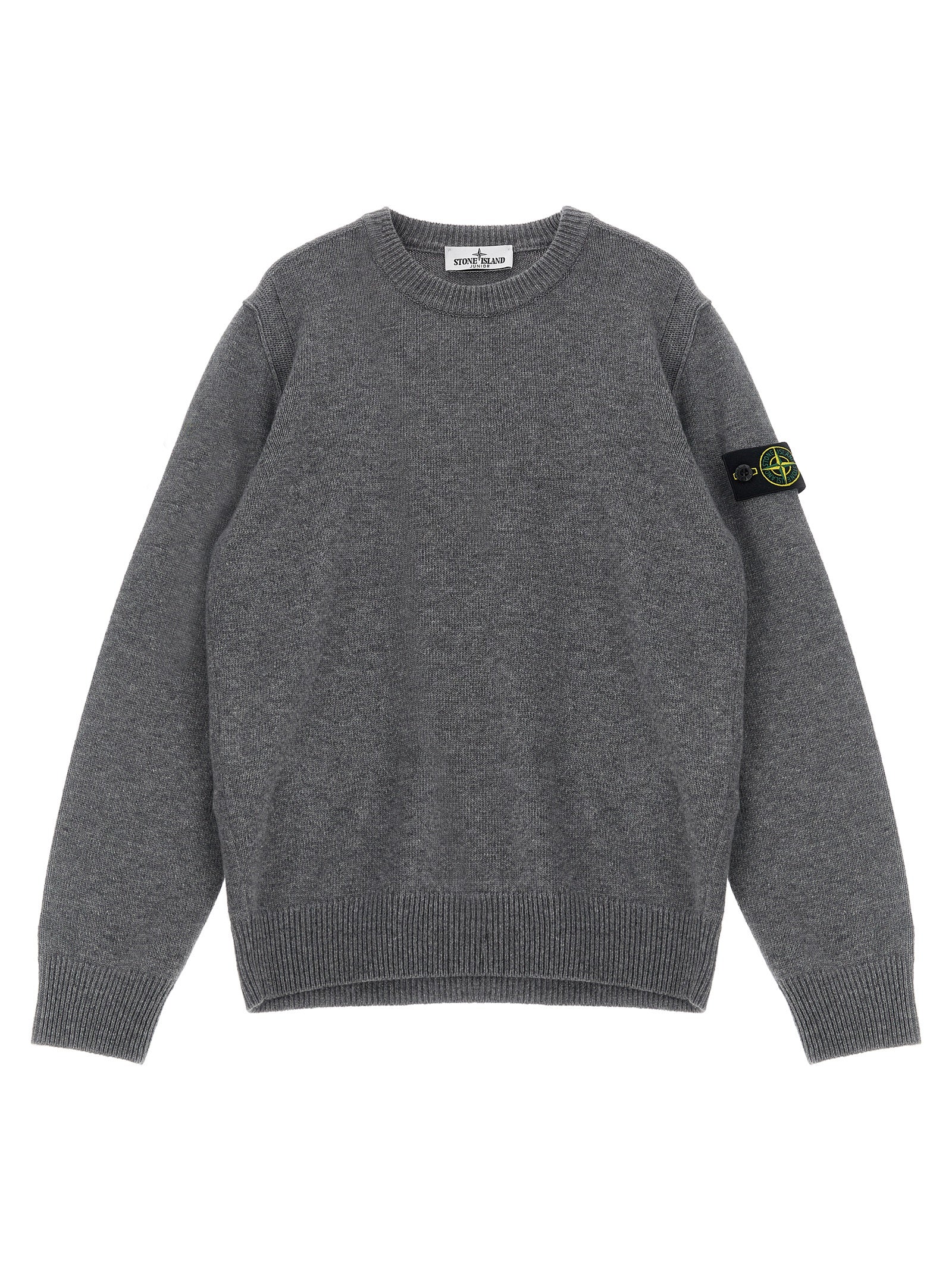 Stone Island Junior Boy's Badge Logo Sweater